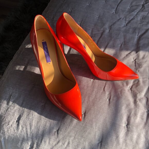 Ralph Lauren Purple Label Collection Celia Pumps Size 38 - Picture 7 of 7